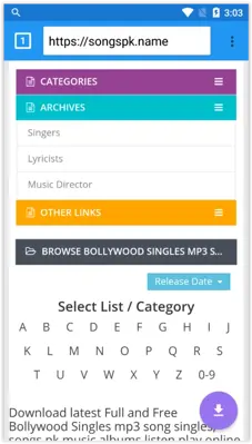 Music player android App screenshot 4